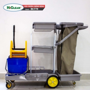 Xe dọn phòng khách sạn HiClean HC779